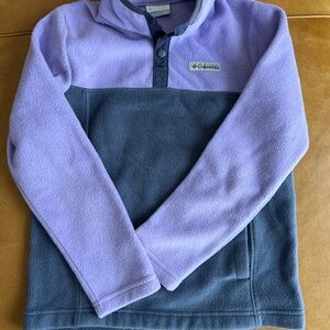 Kids Columbia Teens MTN 1/4 Snap Fleece Pullover - Size Medium